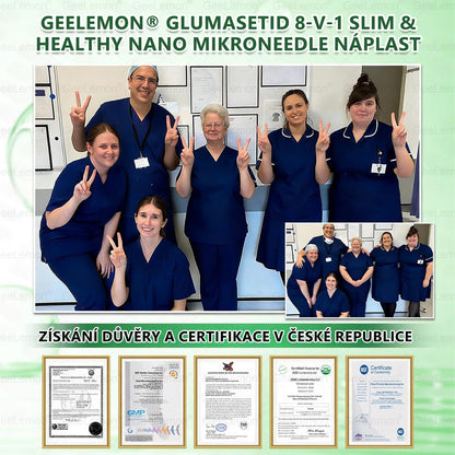 💥🎁 𝐆𝐞𝑒𝑙𝑒𝐦𝐨𝐧® Glum𝐚𝐬𝐞tide 8 v 1 – Zeštíhlující nano mikrojihlový náplast 🇨🇿 Jen 1× denně ✅ Viditelné změny za 7 dní – na obezitu, kardiovaskulární zdraví, diabetes a kloubní problémy