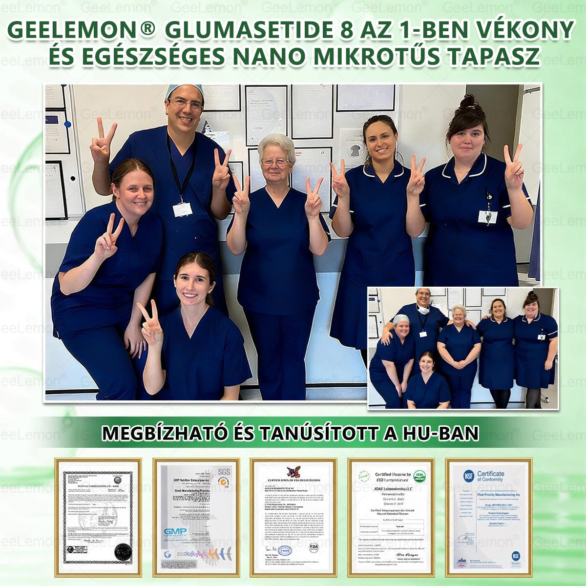 50% KEDVEZMÉNY ❤️ GeeLemon® Glumasetide 8 az 1-ben Nano Mikrotűs Tapasz | Moringa · Berberine · NAD+ | Napi 1× | Csak most!