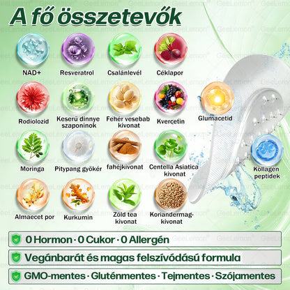 50% KEDVEZMÉNY ❤️ GeeLemon® Glumasetide 8 az 1-ben Nano Mikrotűs Tapasz | Moringa · Berberine · NAD+ | Napi 1× | Csak most!