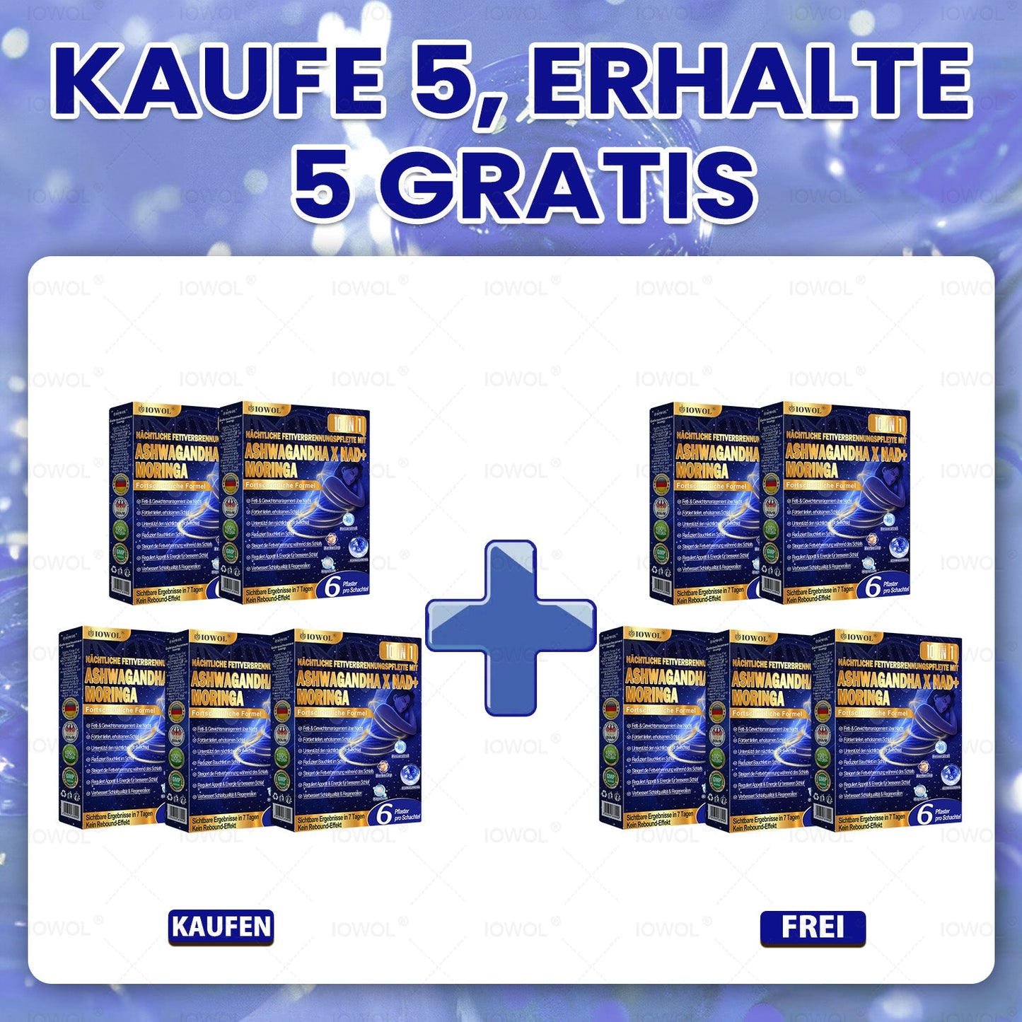 **IOWOL® Nacht-Fettverbrennungs-Pflaster! Keine Pillen, kein Aufwand, keine Verschwendung – und 100 % Ergebnisse!**
