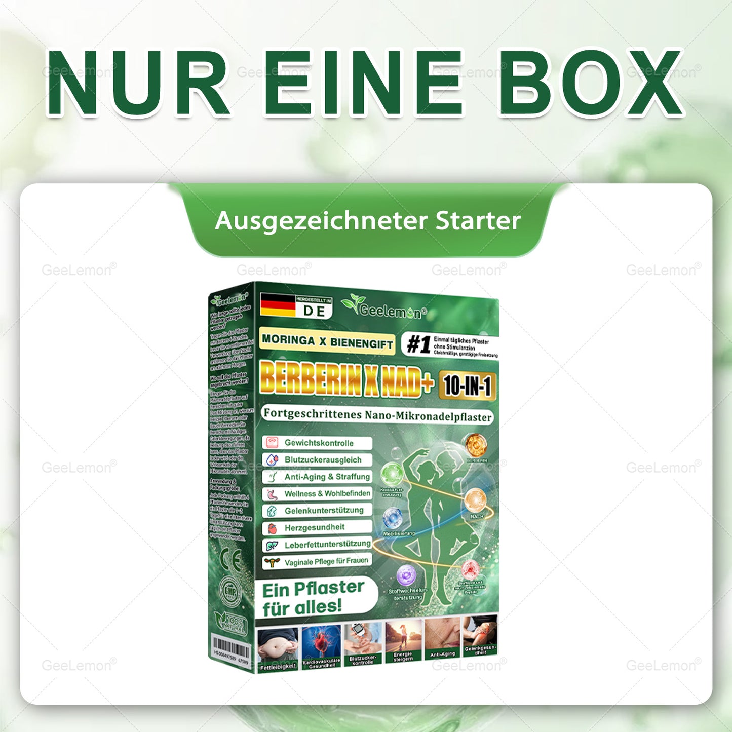 🩸Offizieller schwedischer shop 🇸🇪 | Geelemon® Advanced Nano System einmal täglich pflege